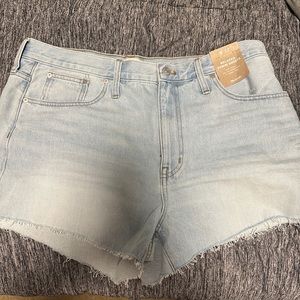 NWT Madewell Relaxed Denim Shorts in Essen Wash